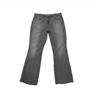 Vintage Levi's 515 Flare Jeans, Faded Grey Wash, Bootcut Denim Size [M]